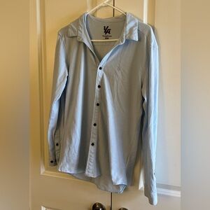 Men’s YoungLA Baby Blue Button Up Shirt